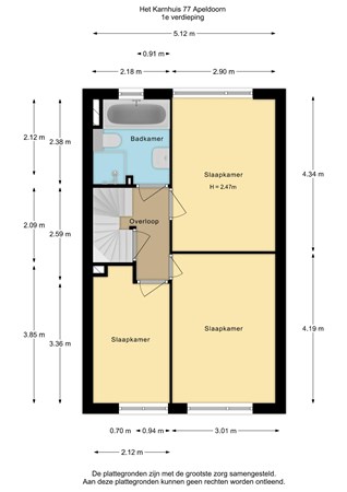 Floorplan - Het Karnhuis 77, 7335 LH Apeldoorn